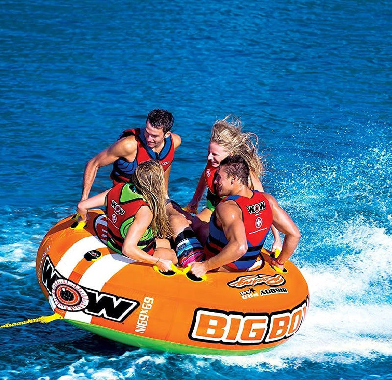 Towable ski tube "Big boy racing", 4 person