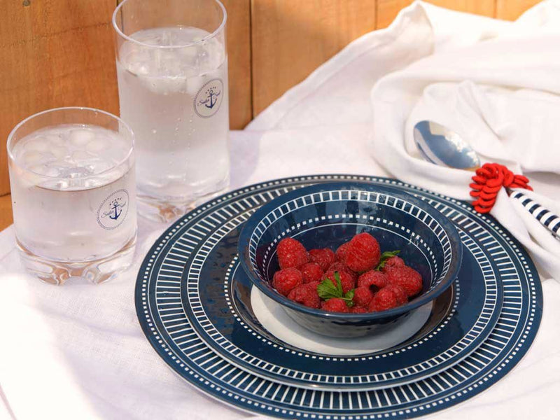 Melamine Tableware Pack Sailor Soul, 4 People – 16 Pc
