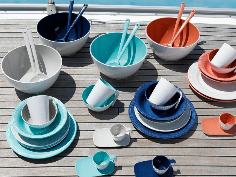 Melamine Bowl, Summer collection,Bone colour 6 UN