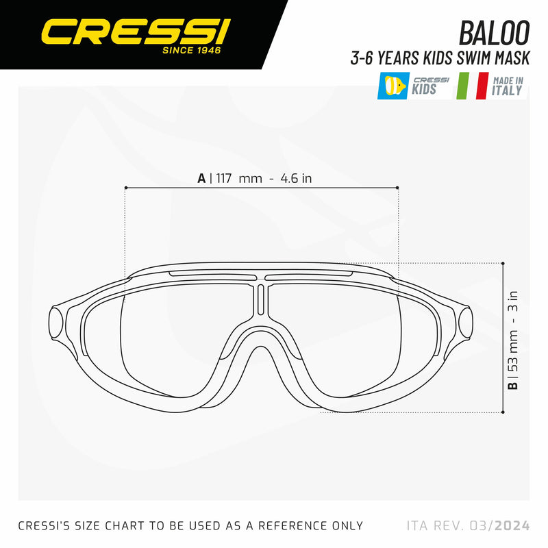 Baloo Swim Goggles Kid’s swim mask 2-7 years