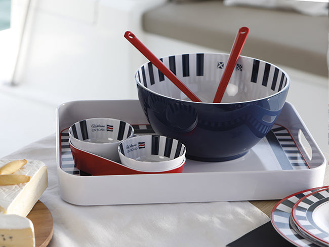 Melamine Appetizer Set – Venezia, 6 Pcs