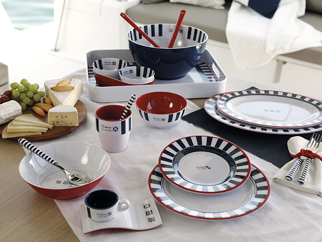 Melamine Appetizer Set – Venezia, 6 Pcs
