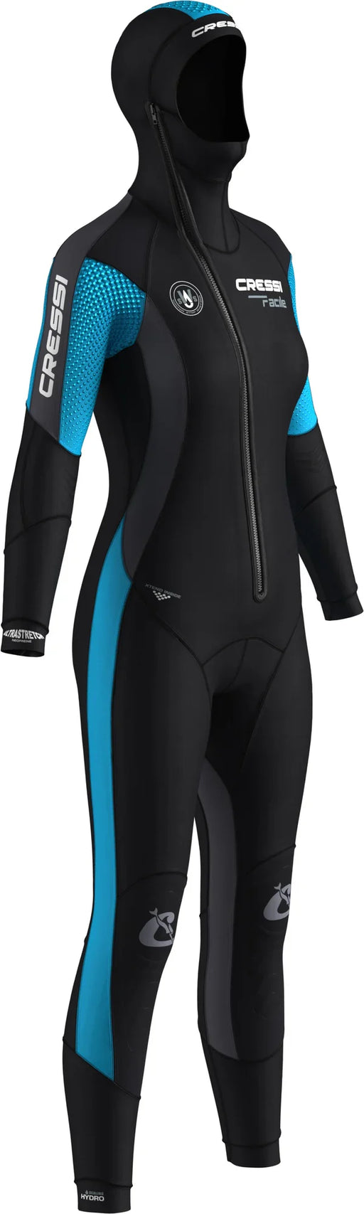 Facile 5 mm Wetsuit Lady Black / Aquamarine
