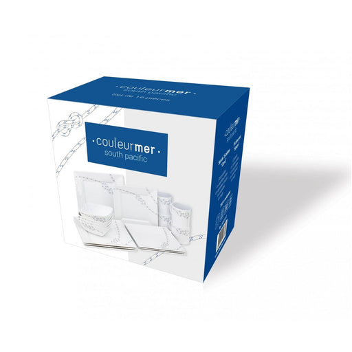 SOUTH PACIFIC 16-PIECE PACK - SQUARE PLATES
