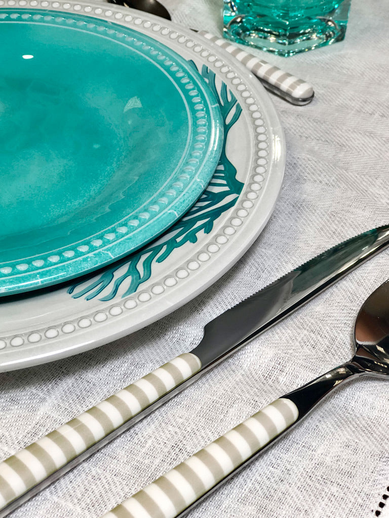 CUTLERY SET 6 PEOPLE – BONE – MARINE BUSINESS