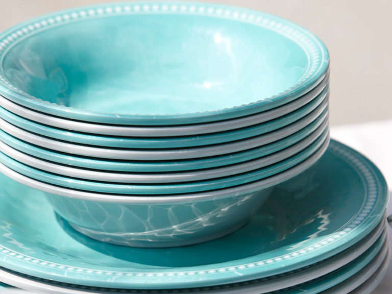 MELAMINE DESSERT PLATE HARMONY – ACQUA 6 UN