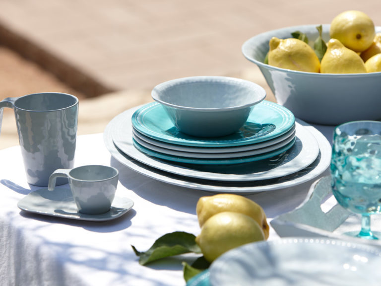 MELAMINE DESSERT PLATE HARMONY – ACQUA 6 UN